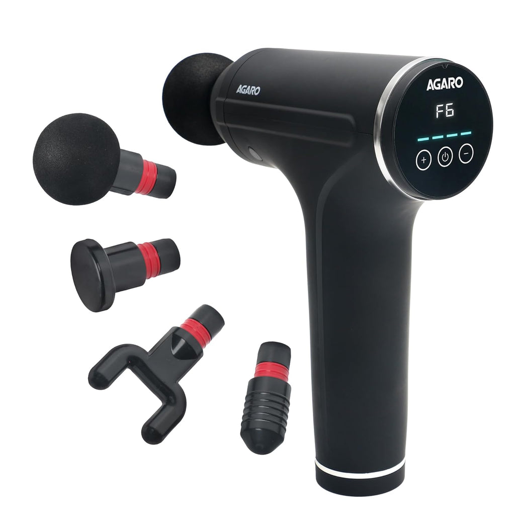 AGARO All Body Relief - Muscle Relaxation and Fascial Binding - Trigger Point Therapy Massage Gun, Black