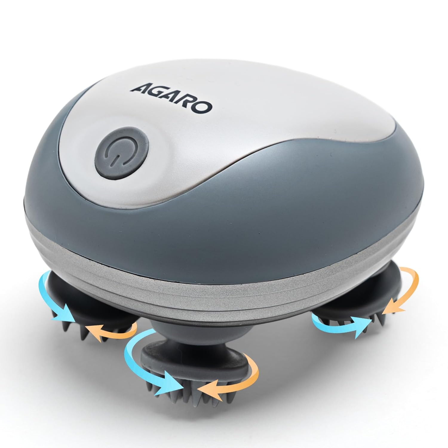 AGARO Scalp Massager, Stress Relief & Relaxation, Handheld & Portable, Rechargeable Electric Head Kneading Massager, 3 Speed Modes, Head Scratcher...